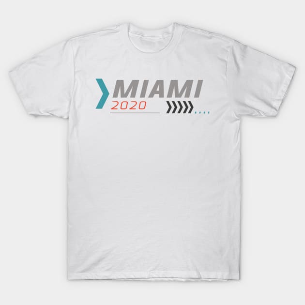 Miami Football Team T-Shirt by igzine